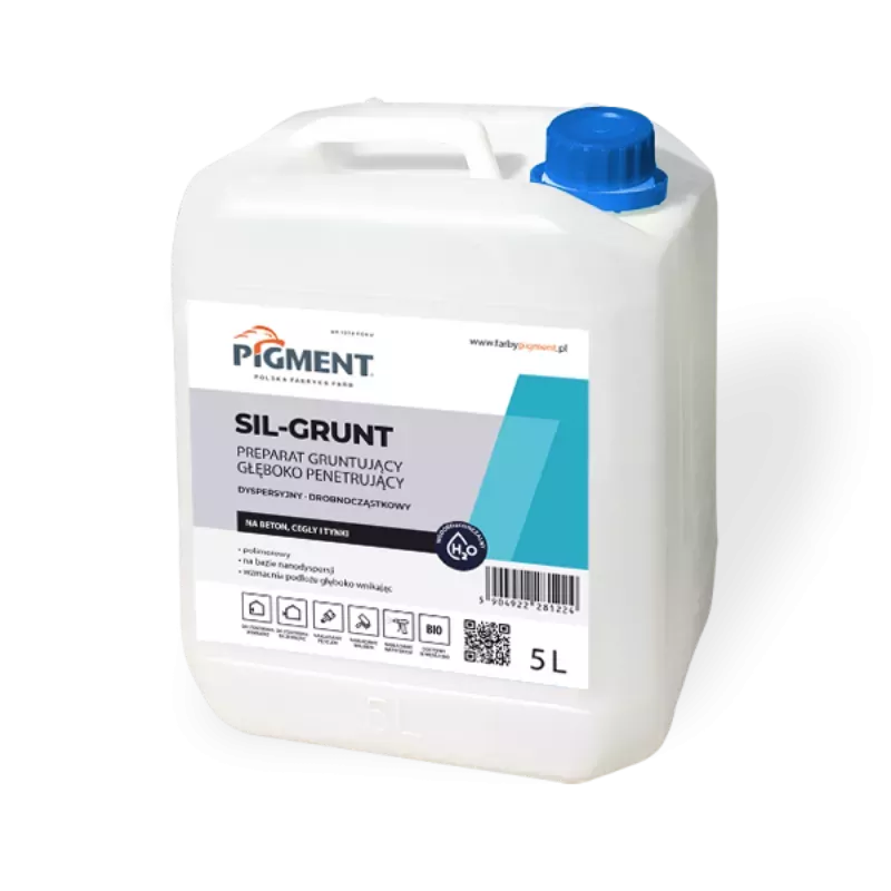 Sil-Grunt – grunt głębokopenetrujący do wnętrz i elewacji | Przyczepność i wzmocnienie podłoża