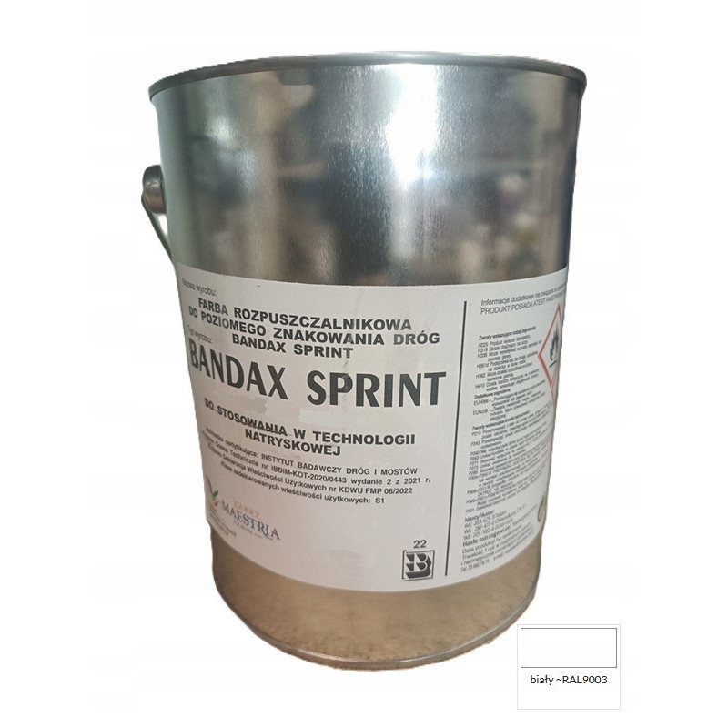 Farba drogowa Bandax - szybkie i trwałe oznakowanie poziome