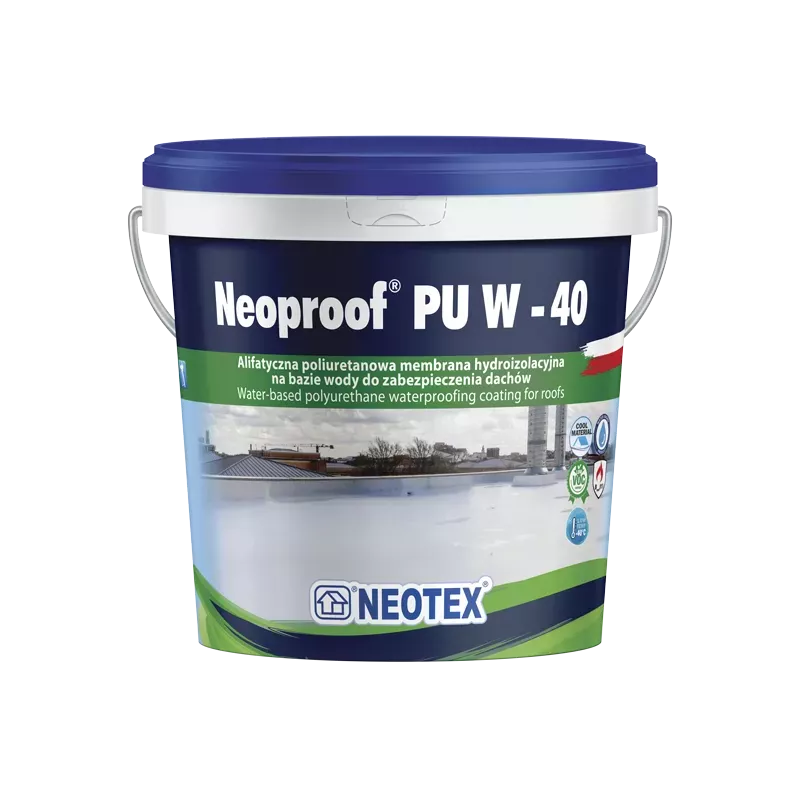 NEOPROOF PU W -40 poliuretanowa hydroizolacyjna membrana dachowa w płynie